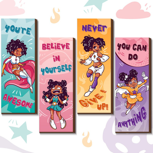 Set of 4 Black Girl Wall Art Decor Motivational Girl Room Wall Art Inspirational Teen Girl Bedroom Decor Wooden Toddler Girl Room Decor Rustic Hanging Toddler Wall Decor for Kids Nursery Signs Set of 4 Black Girl Wall Art Decor Motivational Girl Room Wall Art Inspirational Teen Girl Bedroom Decor Wooden Toddler Girl Room Decor Rustic Hanging Toddler Wall Decor for Kids Nursery Signs