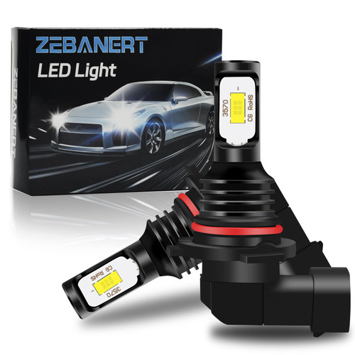ZEBANERT 9005/HB3 LED Headlight Bulbs, 14000LM 400% Brighter 9005 LED Bulbs, 6500K White,9005 LED bulbs High Beam/Low Beam?1:1 Mini Size, Pack of 2