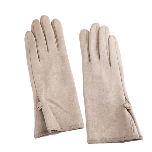 Women Winter Warm Gloves with Touch Screen Fingers, Touchscreen Texting Fleece Lined Windproof Driving Glove W-G-2 (Khaki)