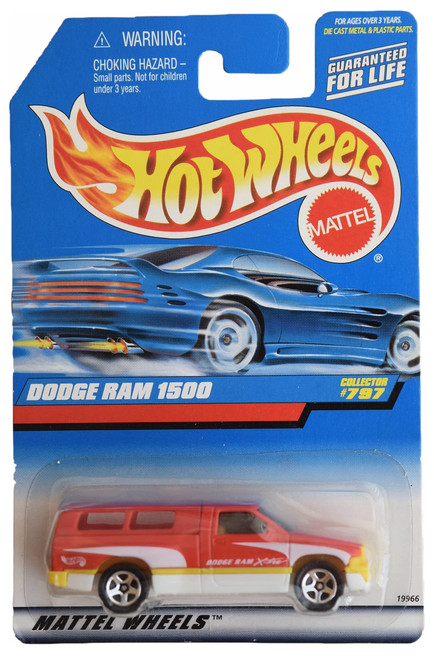 Hot Wheels Dodge Ram 1500 - red #797 Hot Wheels Dodge Ram 1500 - red #797