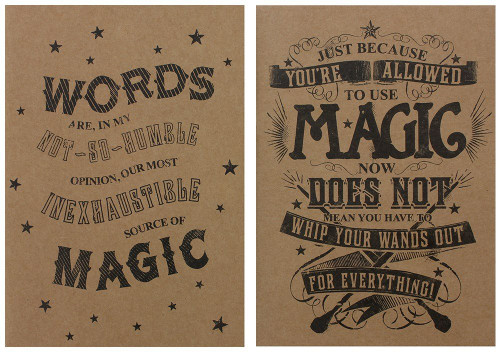 Forty7 Pyramid International A5 Harry Potter Magic Notebook, Brown