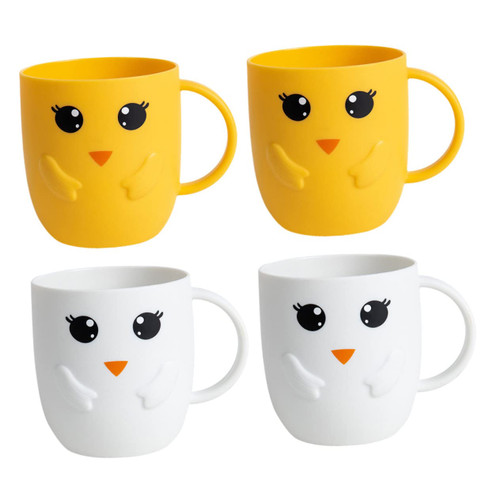 GLEAVI 4 Pcs Children's Washing Cup Animal Bathroom Cups Kids Bathroom Cup Toothbrush Mugs Rinsing Cup Tooth Brush Toddler Toothbrushes Lovely Gargle Cups Care Pen Holder Travel Pp