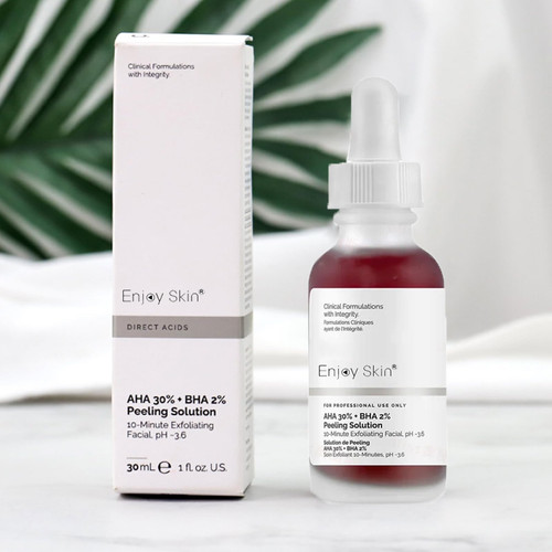 Peeling Solution 30ML, AHA 30% + BHA 2% Anti Acne Serum For Face, 1 Floz Exfoliating Facial Serum, Reduces Pore Congestion & Fine Lines, Fighting Blemishes.