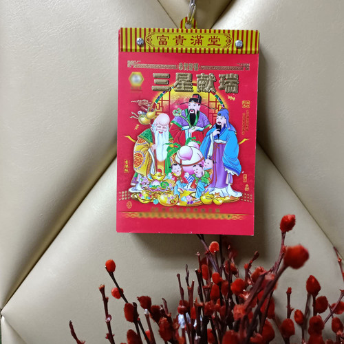 LOONELO 2024 Chinese Daily Calendar(32K), The Year of The Dragon Chinese Wall Calendar, Chinese Luna Year Traditional Hanging Calendar Individual Page Per Day Total 365 Pages with 24 Solar Terms