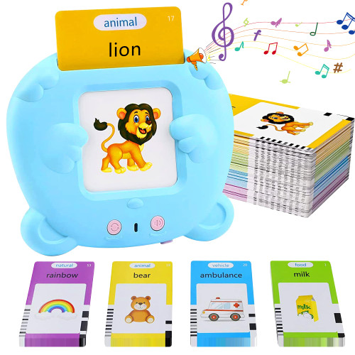 Nestling Talking Flash Cards for Toddlers 2-6 Years, Speech Therapy Toys, Montessori Toys, Autism Sensory Toys, Speech Audible Toddler Toys, Educational Learning Interactive Toys with 224 Sight Words
