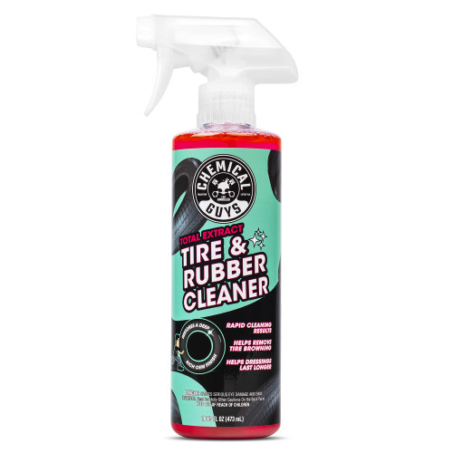 Chemical Guys CLD30216 Total Extract Tire & Rubber Cleaner, Safe for Cars, Trucks, SUVs, Motorcycles, RVs & More, 16 fl oz Chemical Guys CLD30216 Total Extract Tire & Rubber Cleaner, Safe for Cars, Trucks, SUVs, Motorcycles, RVs & More, 16 fl oz