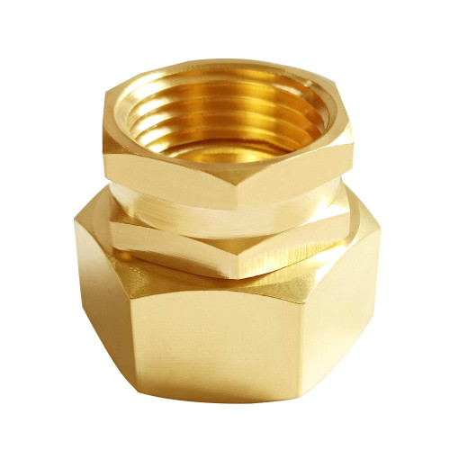 Joywayus Brass 3/4" GHT x 1" NPT Swivel Pipe Fitting Double Female Thread Garden Hose Threaded to Pipe Threaded Adapter Joywayus Brass 3/4" GHT x 1" NPT Swivel Pipe Fitting Double Female Thread Garden Hose Threaded to Pipe Threaded Adapter