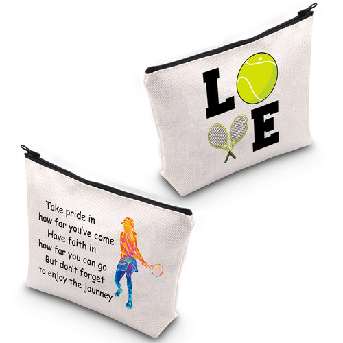 CMNIM Tennis Gifts Makeup Bag Tennis Player Gifts Tennis Bag Cosmetics Tennis Team Women Gifts for Tennis Lover Inspirational Gifts Zipper Pouch Travel Bag Organizer Purse (Tennis Makeup Bag) CMNIM Tennis Gifts Makeup Bag Tennis Player Gifts Tennis Bag Cosmetics Tennis Team Women Gifts for Tennis Lover Inspirational Gifts Zipper Pouch Travel Bag Organizer Purse (Tennis Makeup Bag)