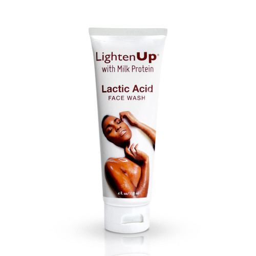 LightenUp Exfoliating Soap Lightenup Lactic Acid Face Wash - 4.4 Fl oz / 118ml