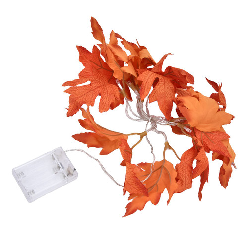plplaaoo Fall Decor Multicolored Maple Leaf Lights, Fall Garland Lights,10LED Maple Leaves String Light LED Decorative String Light for Home Holiday Indoor Decor