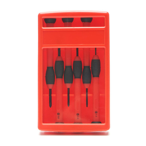 6Pcs Mini Screwdriver Watch Repair Tool Slotted Thin Screwdriver Phone Tablet Repairing Tools Set Screwdriver Set Electronics Repair Tool Kit Replacement Bit Magnetic