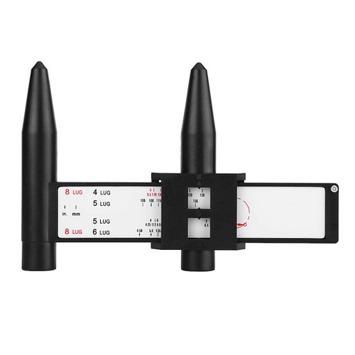 Car Wheel Rim Gauge Pcd Gauge Pcd Wheel Rim Bolt Pattern Sliding Measuring Gauge Tool PCD Ruler 4 5 6 8 Lug