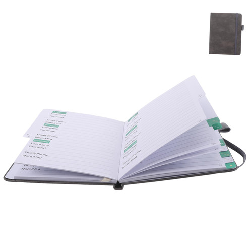 MAGICLULU Telephone Book Belts Address and Password Book Notebook Office Address Organizer Small Address Book Home Contact Book Home Phone Book Strap on Portable Contact Book B6 Mini Wallet