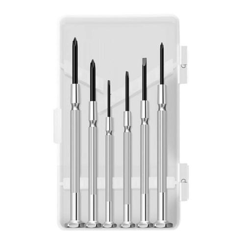 6x Screwdriver Set Slotted Watch Screwdriver Set Watch Eyeglasses Phone Electronics Repair Tools Screwdriver Set 6-piece Electrician