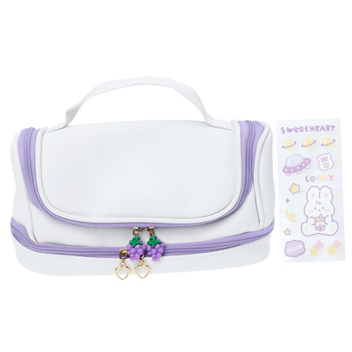 balacoo Cosmetics storage bag makeup storage bags travel organizer case Cosmetic Bag For Women Makeup Bag cosmetic pouch Large Toiletry Bag Miss brush holder Multifunction purple balacoo Cosmetics storage bag makeup storage bags travel organizer case Cosmetic Bag For Women Makeup Bag cosmetic pouch Large Toiletry Bag Miss brush holder Multifunction purple