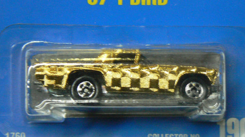 Hot Wheels 57 T-Bird 190 Gleam Team Blue Card 1991