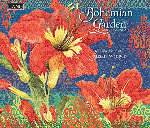 Lang 1 Bohemian Garden 2019 Wall Calendar Office Wall Calendar (19991001851)