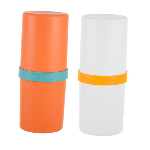 KOMBIUDA 2pcs Toothbrush Cup Toothbrush Toothpaste Case Toothbrush Storage Toothpaste Holder Container Toothbrush Cover Case Toothpaste Storage Case Travel Toothpaste Cup Desktop Pp KOMBIUDA 2pcs Toothbrush Cup Toothbrush Toothpaste Case Toothbrush Storage Toothpaste Holder Container Toothbrush Cover Case Toothpaste Storage Case Travel Toothpaste Cup Desktop Pp