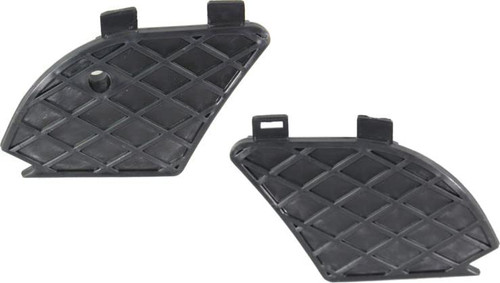 Evan Fischer Fog Light Cover SET Compatible with 2000-2003 Mercedes Benz E320, Fits 2000-2002 Mercedes Benz E430, Fits 2000-2002 Mercedes Benz E55 AMG Primed Front, Driver and Passenger Side MB1039102