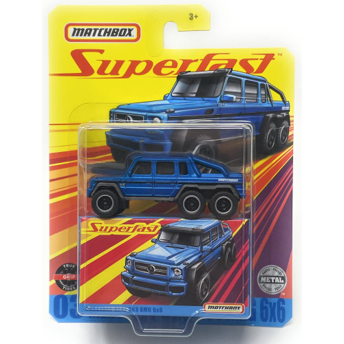 Matchbox Superfast Benz G63 AMG 6x6 (Blue)