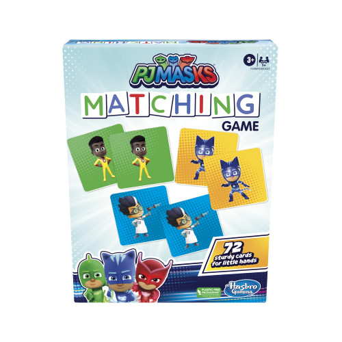 PJ Masks Matching Game for Kids Ages 3 and Up, Fun Preschool Memory Game for 1+ Players