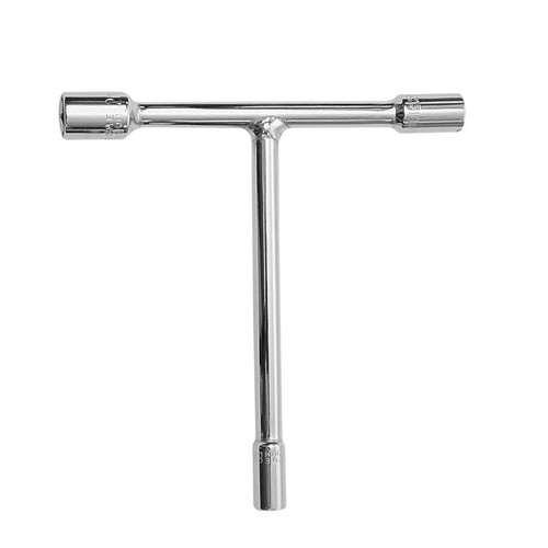 COOLHOOD Portable Socket Wrench With 3-way T-shaped Socket Wrench 8mm 10mm 12mm Socket Wrench Repair Tool Metric Socket Wrench