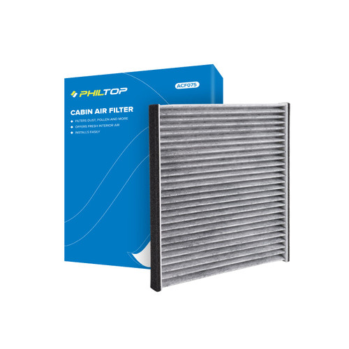 PHILTOP ACF084 (CF10157) Cabin Air Filter, Replacement for ES300 (2002-2003), GX470 (2003-2005), RX330(2004-2006), Premium Cabin Filter with Activated Carbon Filter Up Dust Pollen Odor