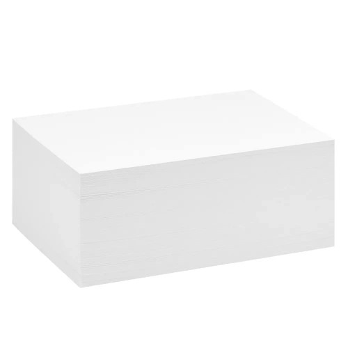 Reskid White Cardstock Thick Paper - 4 x 6" Blank Heavy Weight 110 lb Cover Card Stock - 100 Pack (4x6, inches)