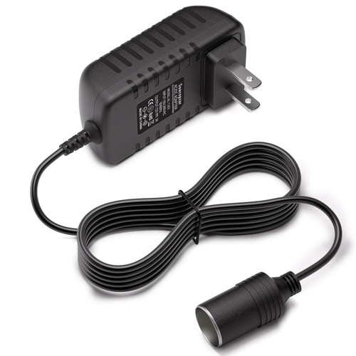 Suacopzar 12V 3A 36W AC to DC Converter Car Cigarette Lighter Socket, AC 110-240V to DC 12V Power Supply Converter AC/DC Transformer US Wall Plug Adapter for GPS Car Camera (NOT for High-Power Device)