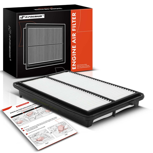 A-Premium Engine Air Filter Compatible with Acura RDX 2013 2014 2015 2016 2017 2018, Rigid Panel, Replace# 17220R8AA01