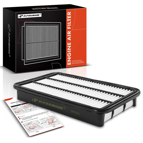 A-Premium Engine Air Filter Compatible with Lexus ES300, RX300 & Toyota Avalon, Camry, Celica, Sienna, Solara, 1992-2003, 2.2L 2.4L 3.0L, Rigid Panel, Replace# 17801-03010