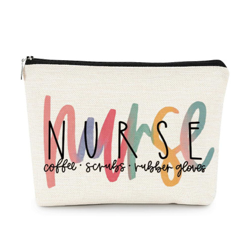 EXUQO,Nurse Gifts for Women,Nurse Accessories for Work,Nurse Graduation Gift,Nurse Practitioner Gift,Nurse Gifts,Funny Nurse Gifts,Makeup Bag