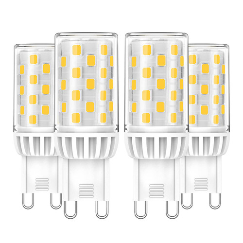 Lososuch Dimmable G9 Daylight Light Bulbs, 6000K Daylight White G9 bi pin Base Bulb 5 watt AC 120V for Chandelier Wall Pendant Ceiling Lighting Lamps 4 Pack