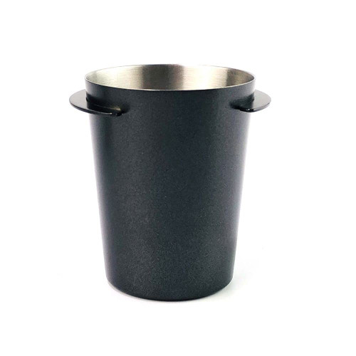 58mm Coffee Dosing Cup Coffee Sniffing Mug Powder Feeder Coffee Powder Coffee Machine Accessories(58mm,black)