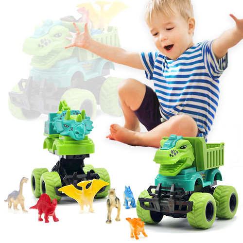 Dinosaur Toys for 2 3 4 5 Year Old Boys Gifts, 2 Pack-Dinosaur Toys for Kids 3-5 with 6 Mini Dinosaur Figures.Monster Trucks for Boys,Toys for Kids 3-5 Year Old Boy Christmas Birthday Gifts Dinosaur Toys for 2 3 4 5 Year Old Boys Gifts, 2 Pack-Dinosaur Toys for Kids 3-5 with 6 Mini Dinosaur Figures.Monster Trucks for Boys,Toys for Kids 3-5 Year Old Boy Christmas Birthday Gifts