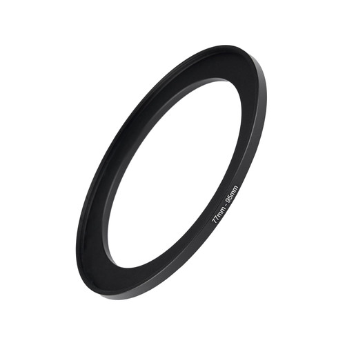 77mm to 95mm Step-up Adapter Rings for Camera Lens Filter Adapter Black Metal Step Down Filter Ring Step-Up Lens Adapter Ring for Filters (77mm-95mm)