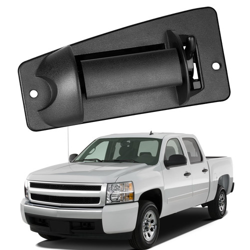 PAIMOHO Extended Cab Door Handle for Rear Left Driver Door Chevy Silverado GMC+ Sierra 1500 2500 3500 Pickup Truck Exterior Door Handle Replaces# 15758171, 15758172 - Rear Left Door