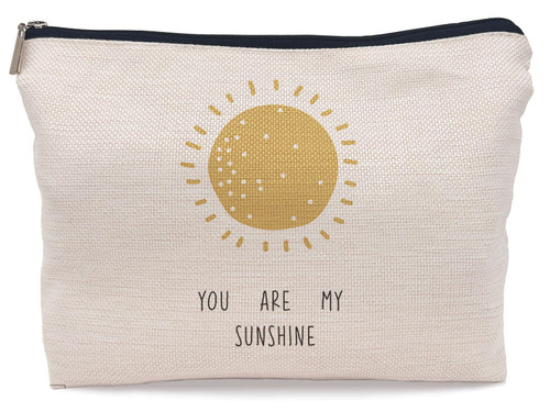 Lacosu You Are My Sunshine Inspirational Makeup Bag,Boho Sun Sunshine Ray Cosmetic Makeup Bag for Women Girls,Boho Travel Makeup Bag,Gifts for Boho Lovers Teen Girls Women Sister Her