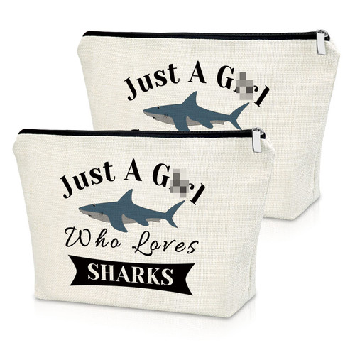 Shark Lover Gift 2 Pcs Makeup Bag Shark Gifts for Women Animal Lover Gift for Shark Sister Cosmetic Bag Shark Week Gifts Graduation Gifts for Her Birthday Christmas Gift Cosmetic Travel Pouch Shark Lover Gift 2 Pcs Makeup Bag Shark Gifts for Women Animal Lover Gift for Shark Sister Cosmetic Bag Shark Week Gifts Graduation Gifts for Her Birthday Christmas Gift Cosmetic Travel Pouch