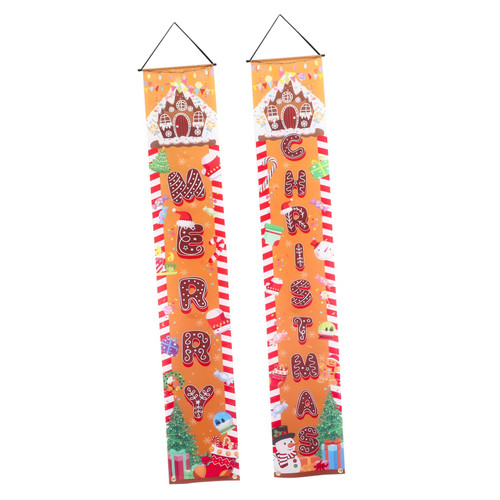 Abaodam 1 Pair Christmas League Outdoor Flags Sign for Front Door Christmas Decorations Xmas Party Banner Christmas Hanging Flags Christmas Porch Sign Christmas Couplet for Home Door Decor Abaodam 1 Pair Christmas League Outdoor Flags Sign for Front Door Christmas Decorations Xmas Party Banner Christmas Hanging Flags Christmas Porch Sign Christmas Couplet for Home Door Decor