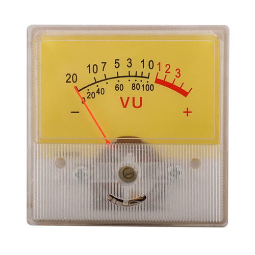 Professional Power Amplifier Meter Level Header VU Meter Backlight Power Meter For Home Quality Plastic- Level Meter
