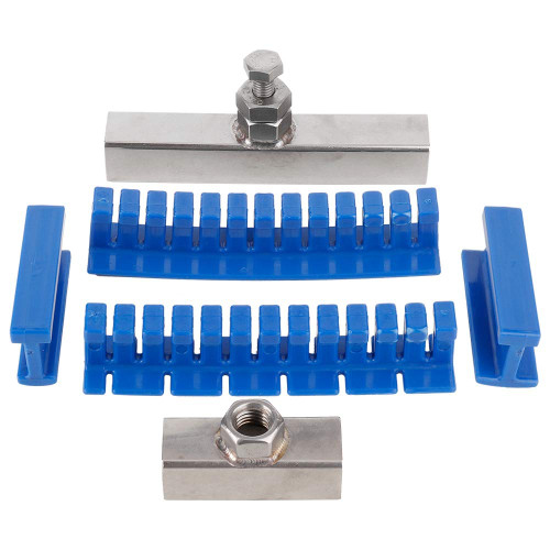 Acouto Glue Pulling Tab,Dent Car Repair Tool Vehicle Dent Removal Repairing Tool Set Blue Dent Puller Kit