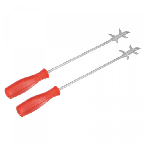 uxcell Multi-Function Tire Cleaning Hook with Tip, Stones Removing Tool, Stone Cleaning Tool with Plastic Handle, 2Pcs