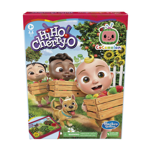 Hasbro Gaming Hi Ho Cherry-O: CoComelon Edition Board Game, Counting, Numbers, and Matching Game for Preschoolers, 2-3 Players, for Kids, Ages 3+ (Amazon Exclusive)