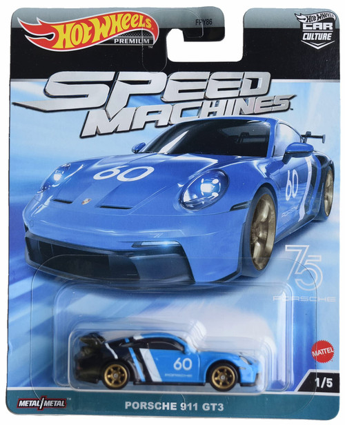 Hot Wheels Porsche 911 GT3, Speed Machines 1/5 Car Culture (HKC44) Hot Wheels Porsche 911 GT3, Speed Machines 1/5 Car Culture (HKC44)