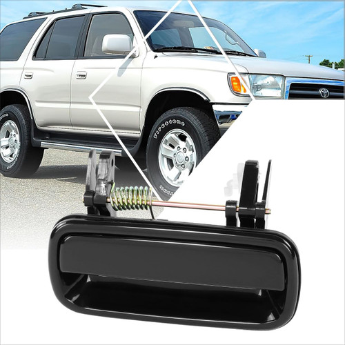 PM PERFORMOTOR Rear Right Passenger Side Exterior Outer Door Handle Compatible with 96-98 Toyota 4Runner,Smooth Black
