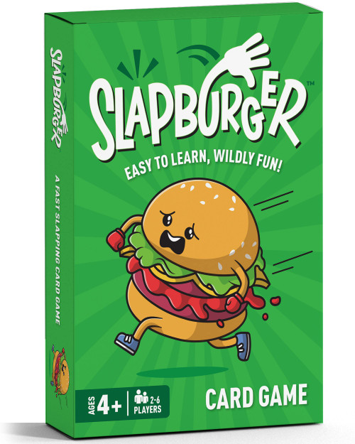 Slapburger - Fun Family Games for Game Night - Playing Card Games for Kids and Adults, Families, Teens, Car Travel, Camping, Party, Stocking Stuffer Gifts - Ages 4 and Up, 2-6 Players, 15 min Slapburger - Fun Family Games for Game Night - Playing Card Games for Kids and Adults, Families, Teens, Car Travel, Camping, Party, Stocking Stuffer Gifts - Ages 4 and Up, 2-6 Players, 15 min