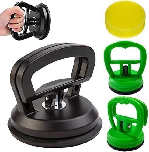 NSONGSE Dent Puller,Car Dent Remover Puller,3 Pack Car Dent Puller Kit Handle Lifter,Powerful Car Dent Remover,Suction Cup Dent Puller and Paintless Dent Repair Kit for Car Body Dent,Glass and Tiles