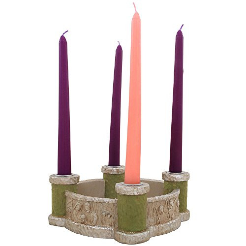 Abbey Press "Bethlehem Scenes" Advent Candleholder - Faith Christmas 56116K-ABBEY Abbey Press "Bethlehem Scenes" Advent Candleholder - Faith Christmas 56116K-ABBEY