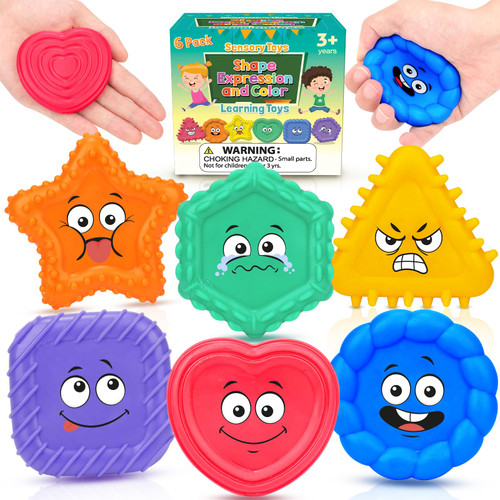 Sensory Toys for Kids Toddlers - Social Emotional Feelings Toys for Special Needs, Texture Shapes Learning Tactile Toy Preschool Classroom Must Haves, Calm Down Sensory Toys for Autistic Children Sensory Toys for Kids Toddlers - Social Emotional Feelings Toys for Special Needs, Texture Shapes Learning Tactile Toy Preschool Classroom Must Haves, Calm Down Sensory Toys for Autistic Children